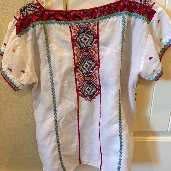 Embroidered Johnny Was short sleeve top size Small - Picture 4 of 4